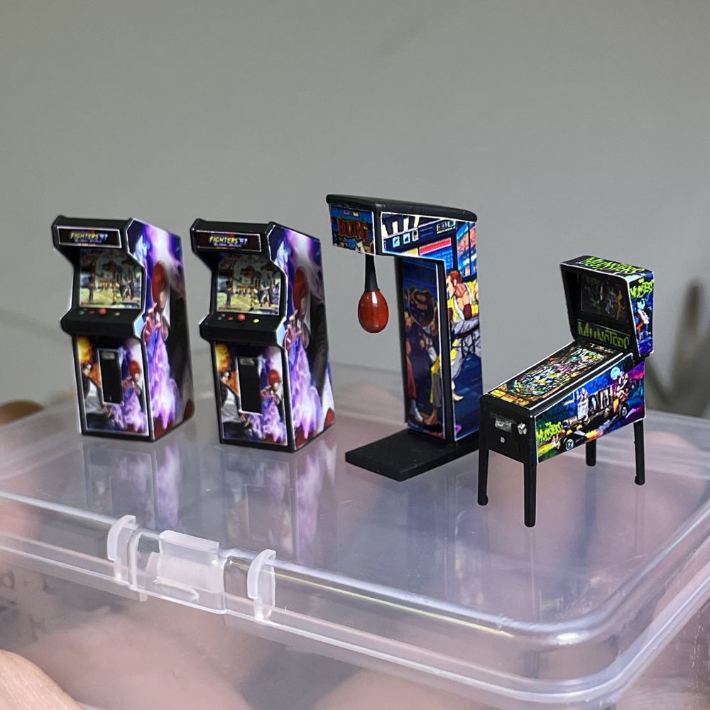 Auto Repair Shop Japan - Maßstab 1:64 Arcade Flipper Miniatur Modell