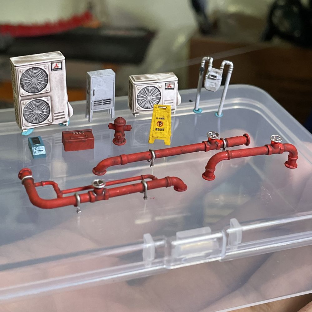 Auto Repair Shop Japan - Diorama 1:64 Klimaanlage Modell Modifikation Reparatur