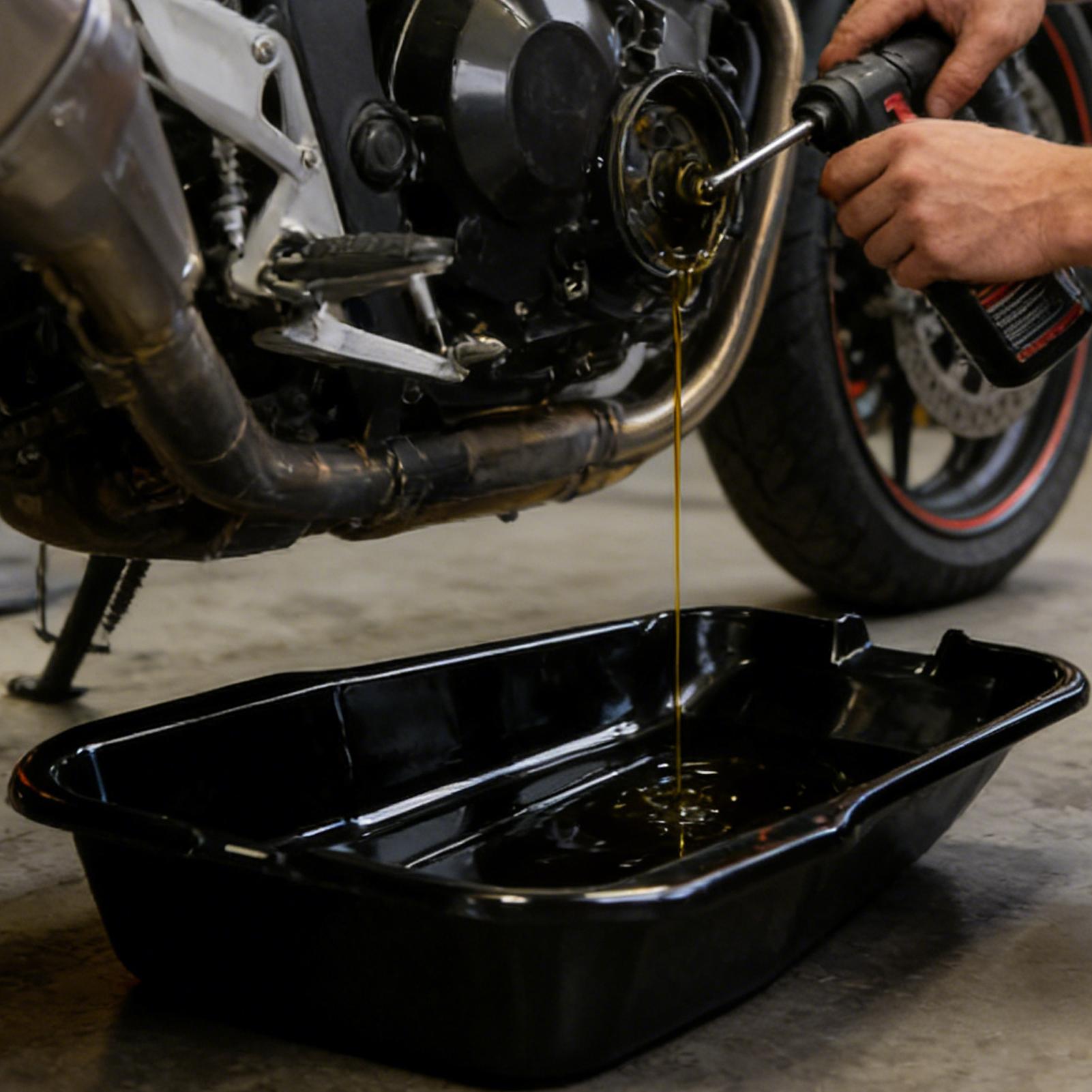 Oil Drain Tank - Ölauffangwanne für Auto und Motorrad, auslaufsicher,
