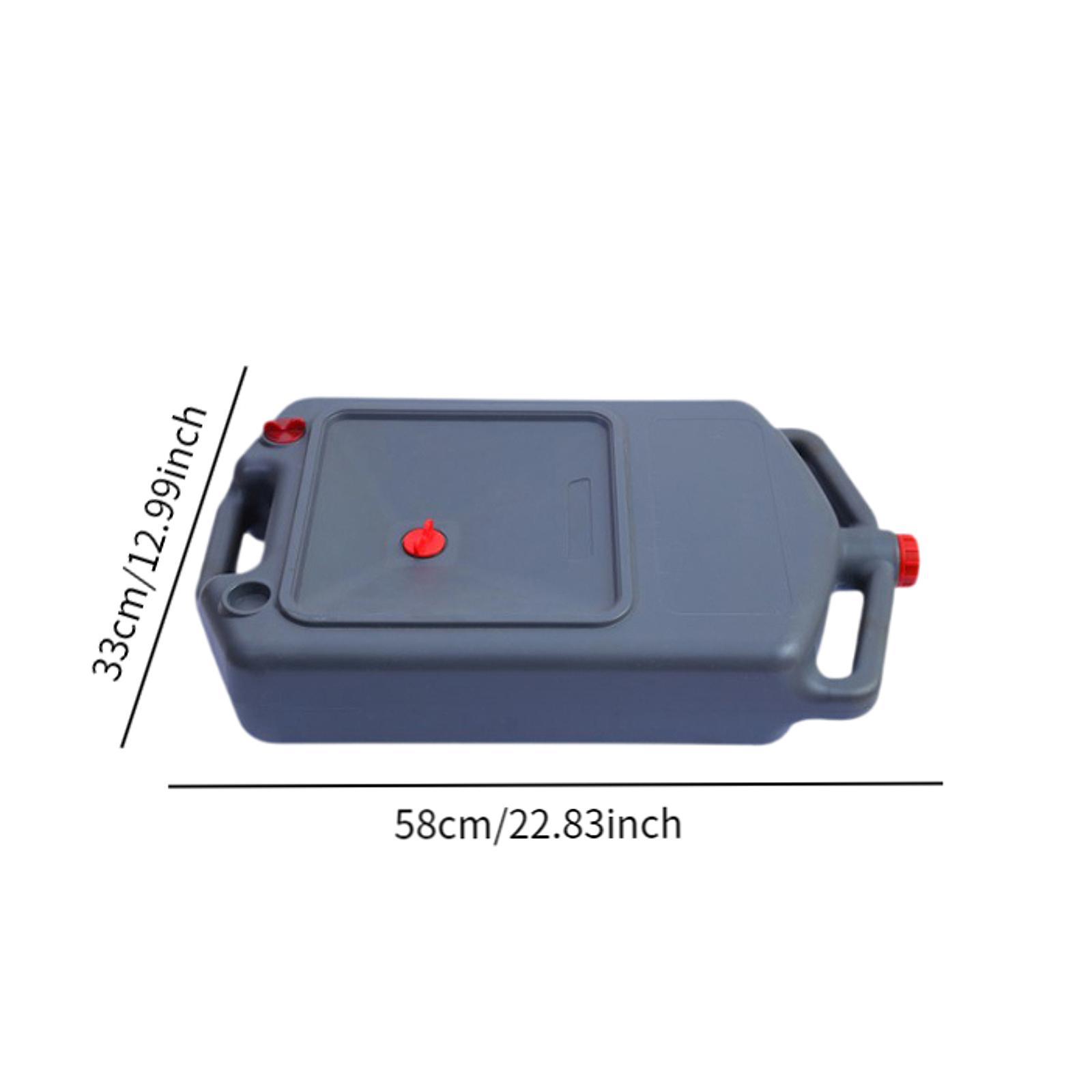 Oil Drain Tank - Ölauffangwanne 12L geriffelt mit Ablaufloch, Ersatzteil