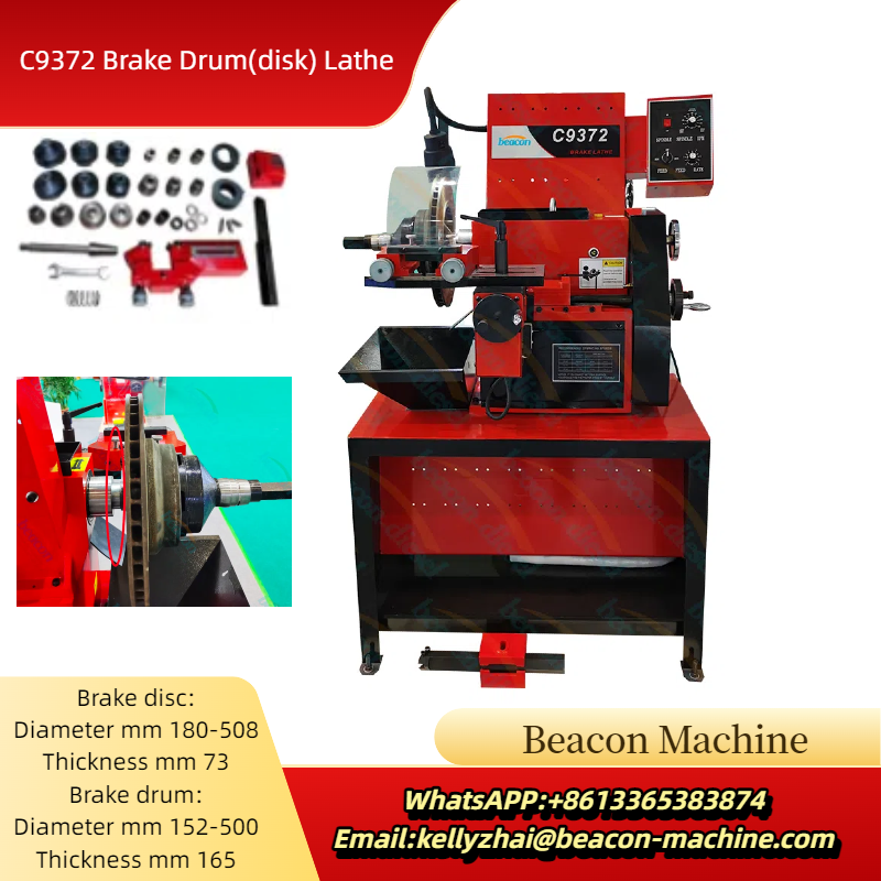 Brake Drum Lathe - Bremsendrehmaschine C9372 Hochwertige Bremsscheiben- und Bremstrommel-Schleif-