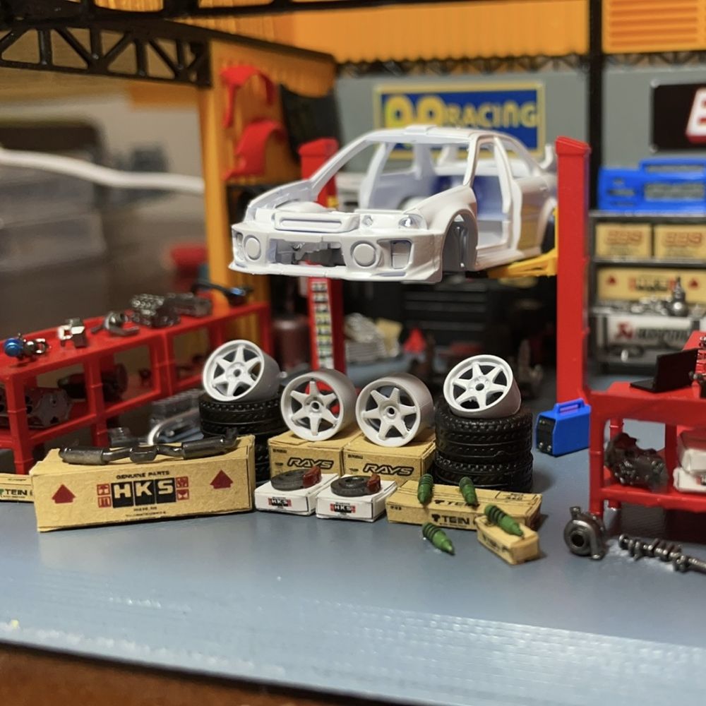 Diorama 1:64 Hub Caliper Model – Auto Repair Shop Japan Bewertung und Preis