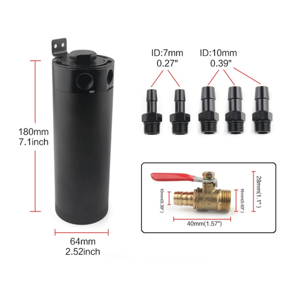 Universeller 2-Port Ölabscheid – Oil Drain Tank Bewertung und Preis