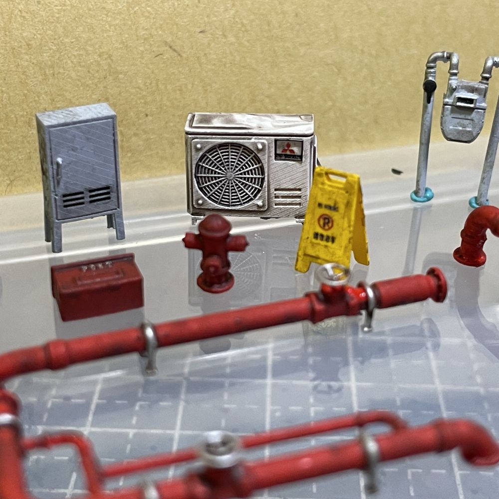 Diorama 1:64 Klimaanlage Model – Auto Repair Shop Japan Bewertung und Preis